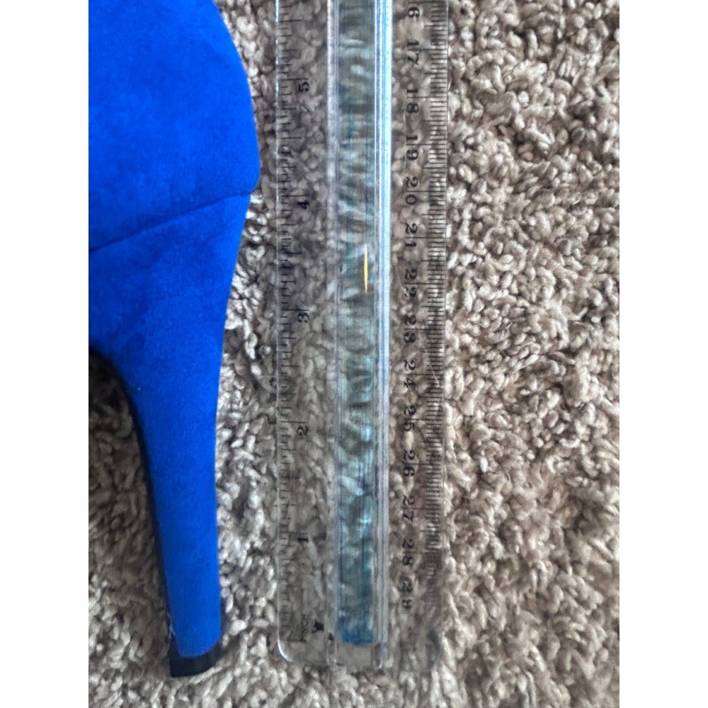DREAM PAIRS KARRIE Royal‎ Blue Ankle Strap High Heel Stiletto Sandals SZ 8 - Picture 11 of 11